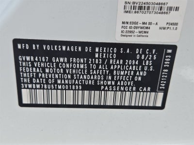 2026 Volkswagen Jetta 1.5T Sport