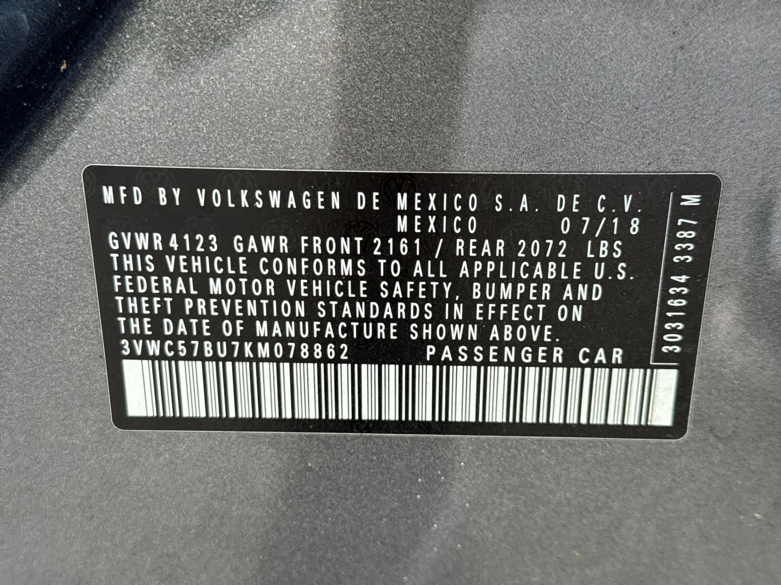 Volkswagen Jetta S 2019