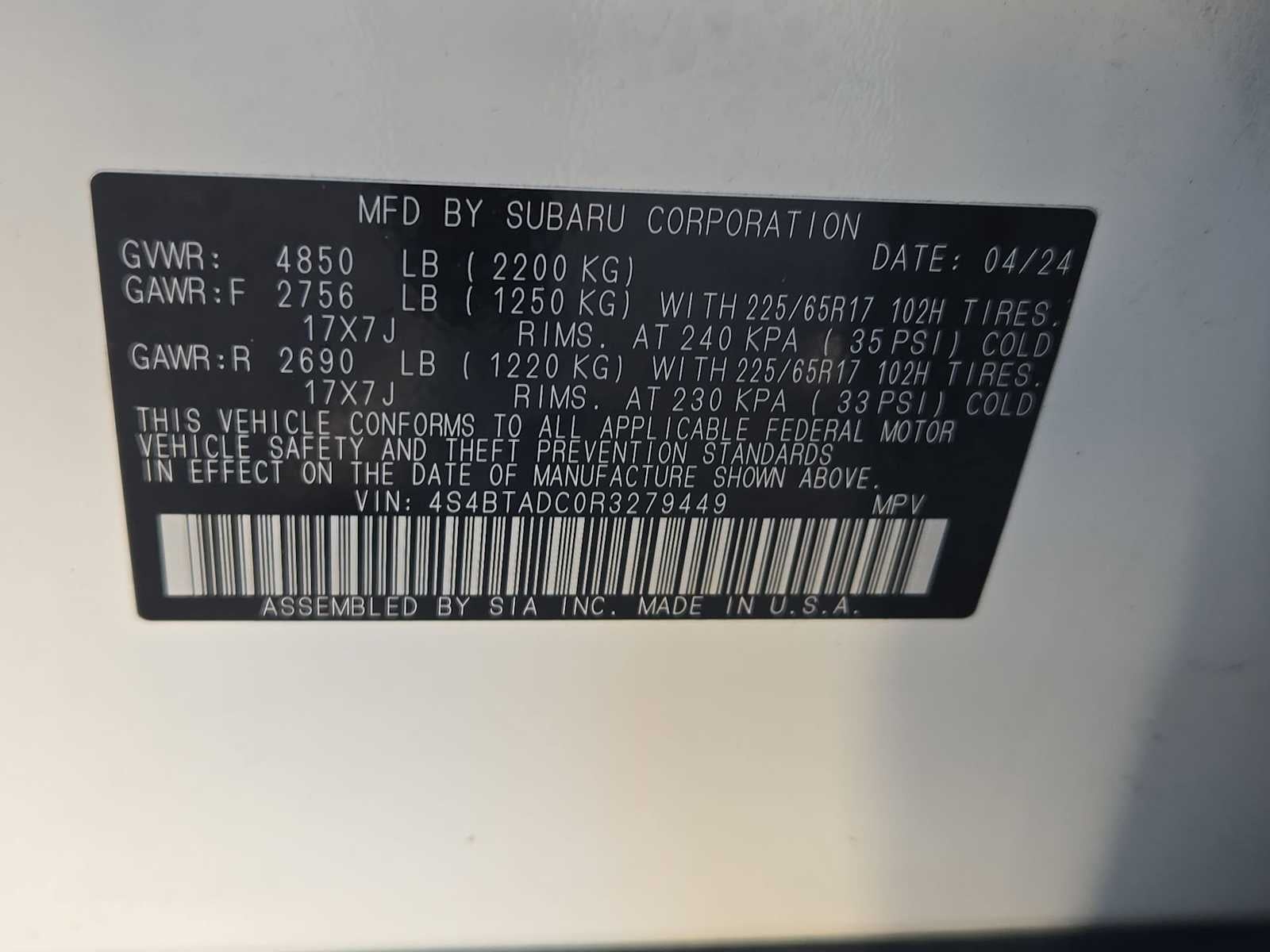 Subaru Outback Premium 2024