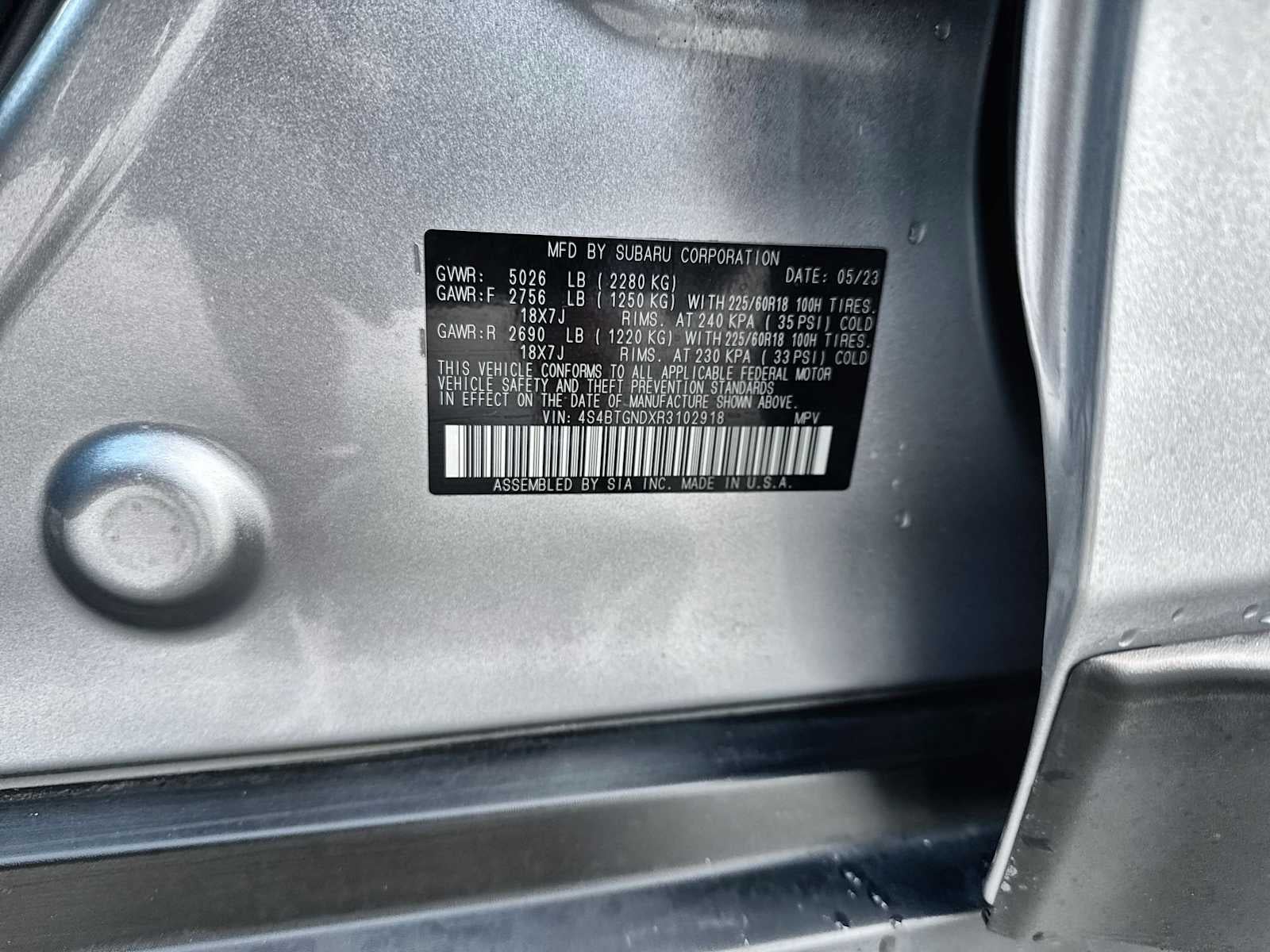 Subaru Outback Limited XT 2024