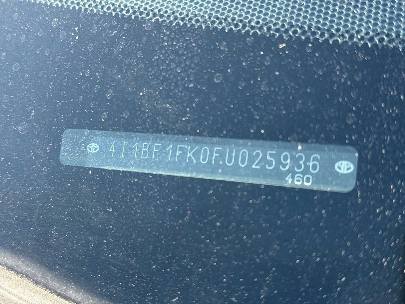 Toyota Camry Base 2015