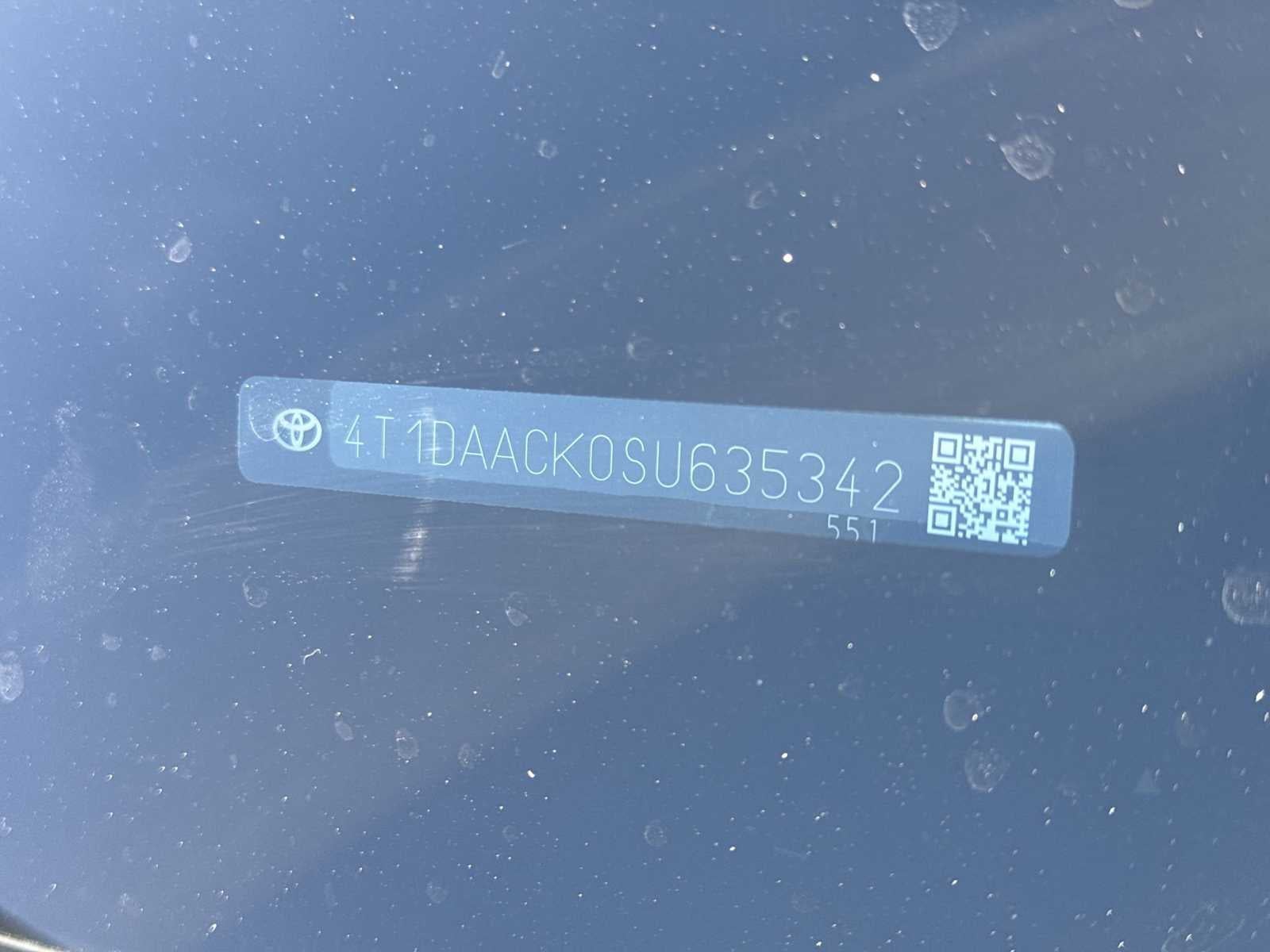 Toyota Camry SE 2025