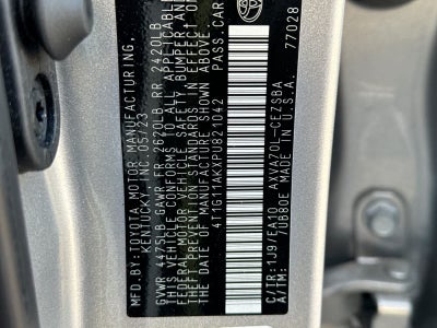 Toyota Camry SE 2023