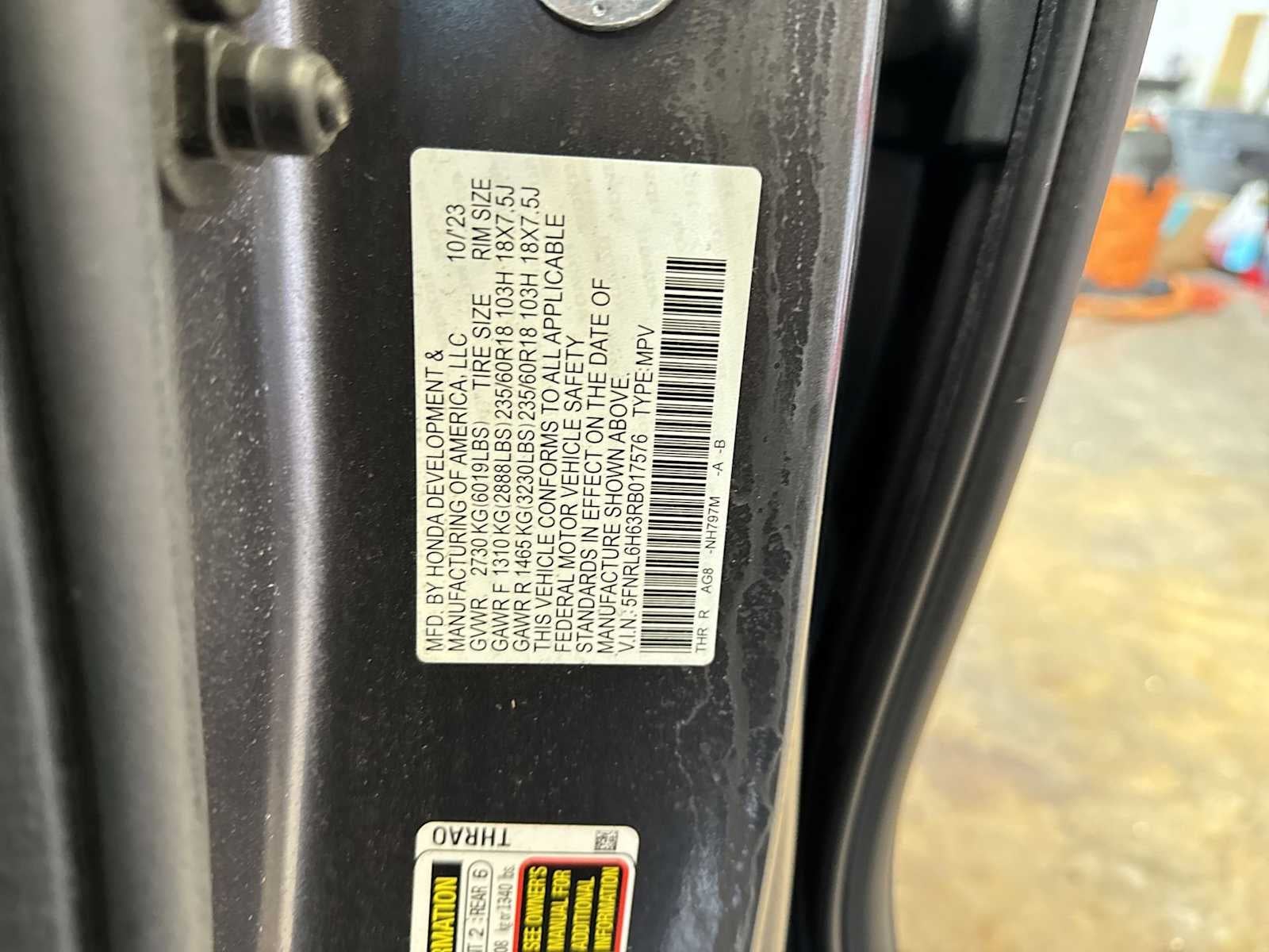 Honda Odyssey EX-L 2024