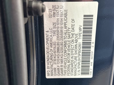 Honda Odyssey Sport 2023
