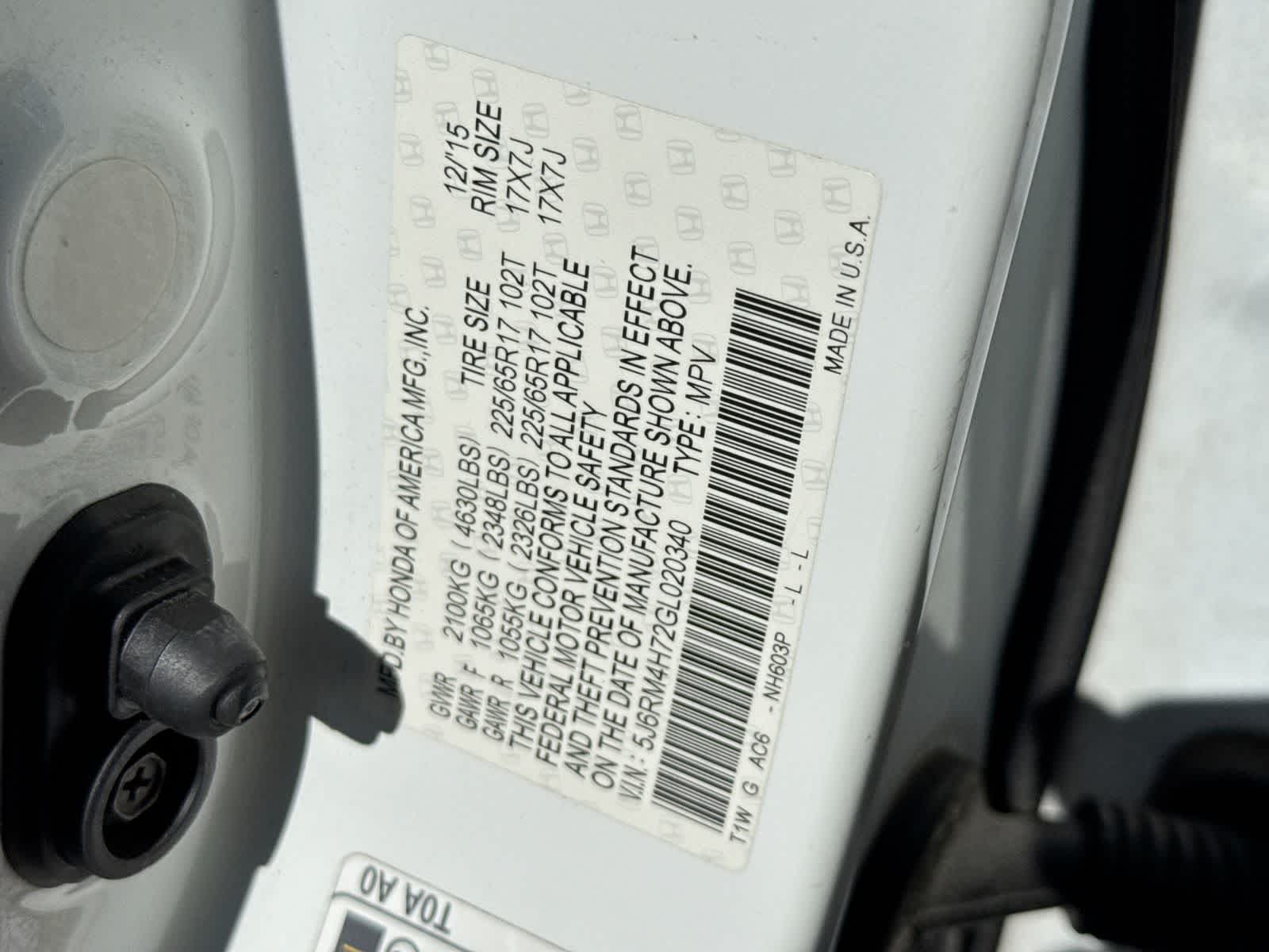 Honda CR-V Base 2016