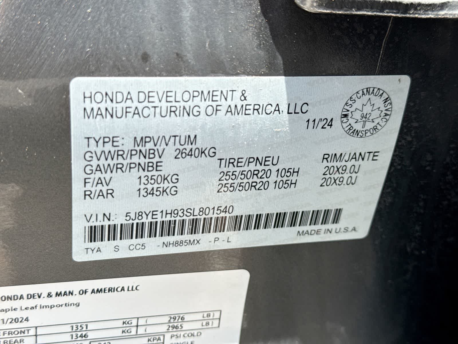 Acura MDX 2025 con paquete A-Spec Advance