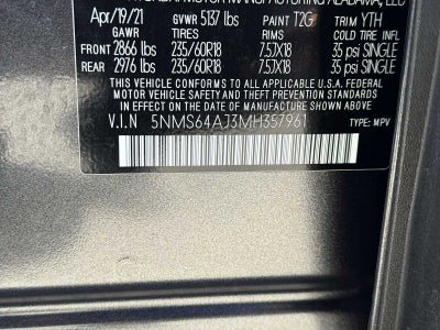 Hyundai Santa Fe SEL 2021