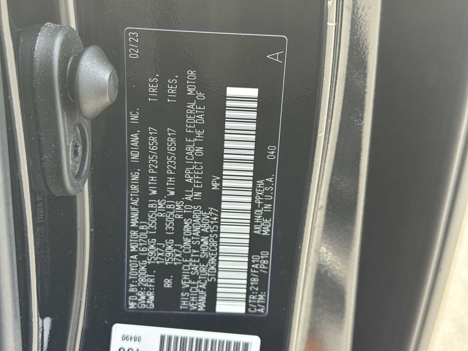 Toyota Sienna LE 2023