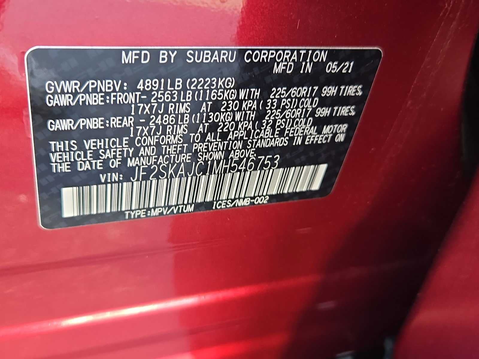 Subaru Forester Premium 2021