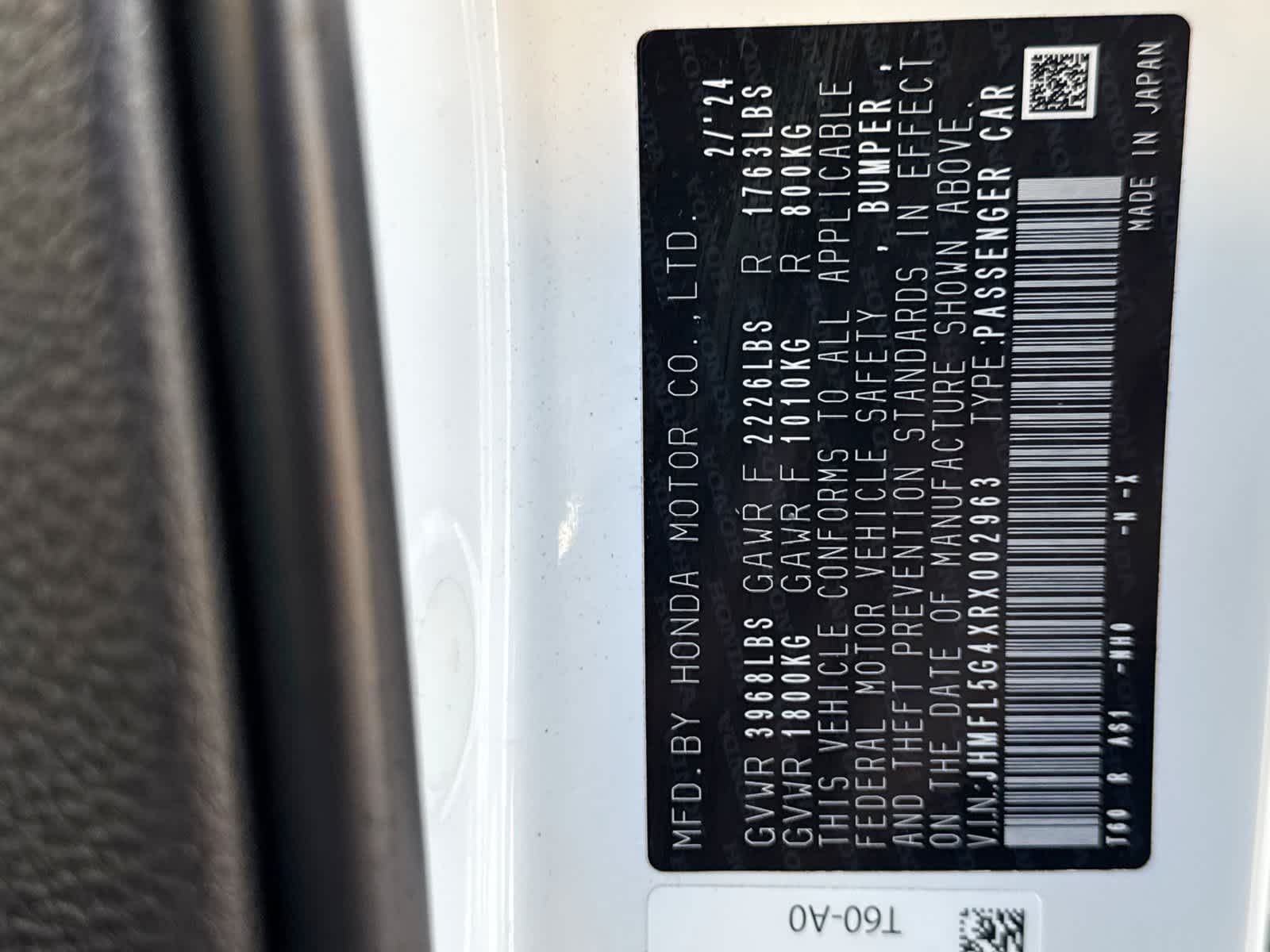 Manual del Honda Civic 2024