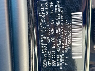 Hyundai Elantra SEL 2022