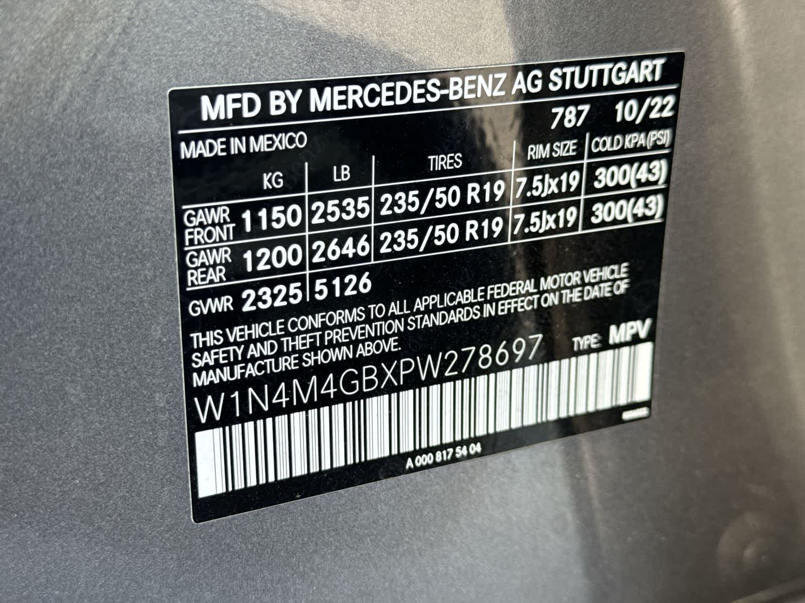 Mercedes-Benz GLB 250 2023 GLB 250