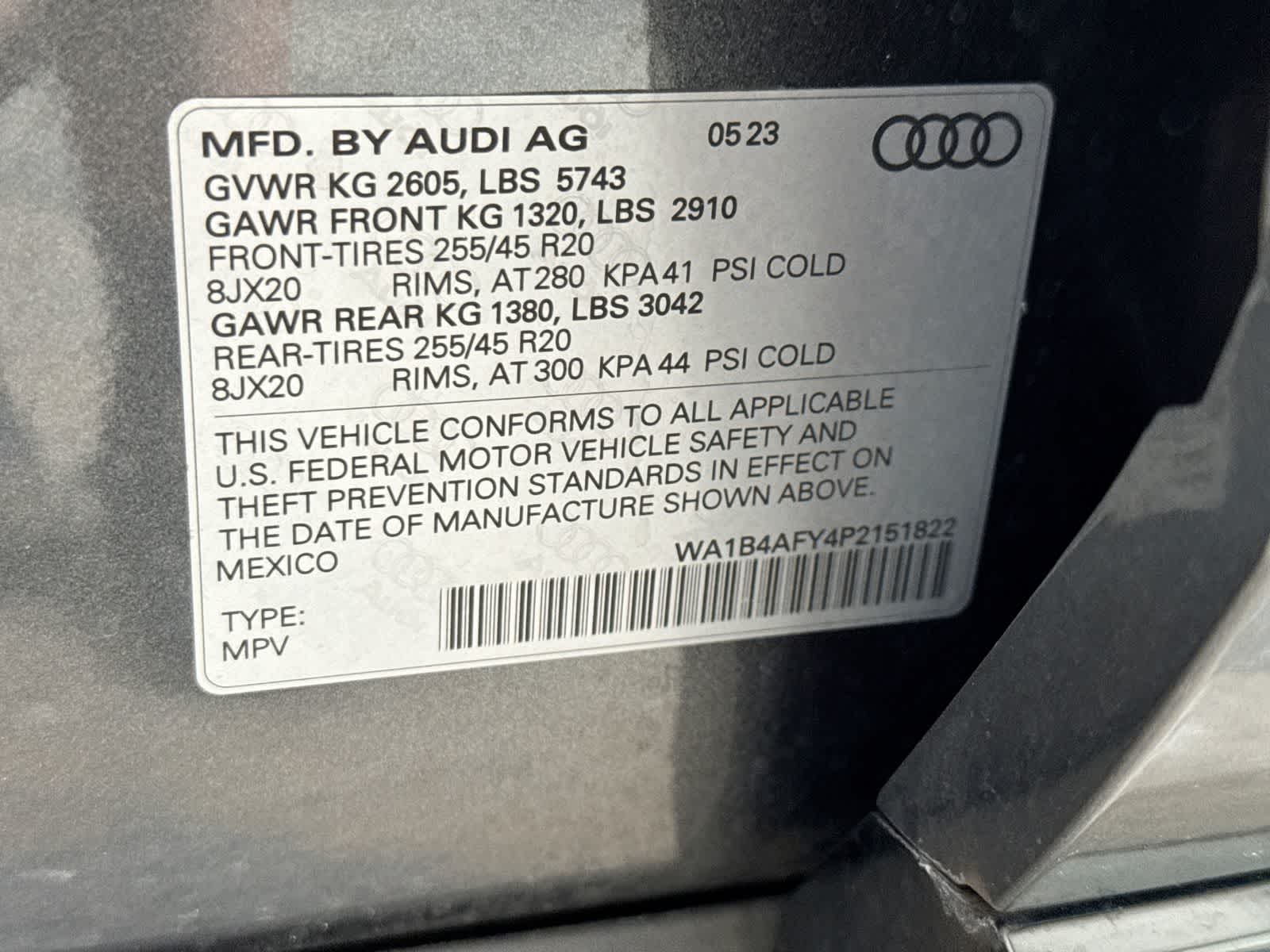 Audi SQ5 Premium Plus 2023
