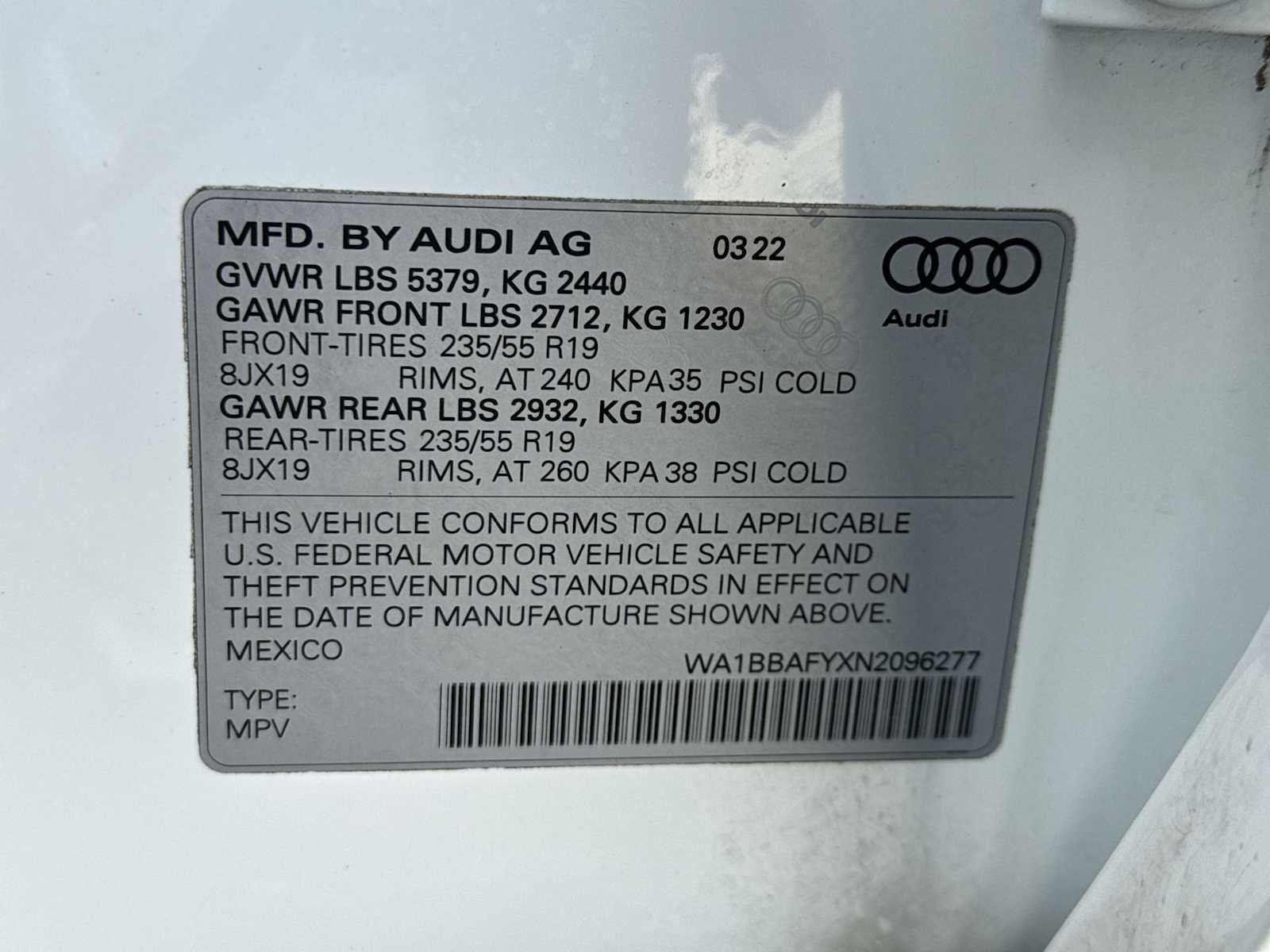 Audi Q5 Premium Plus 2022