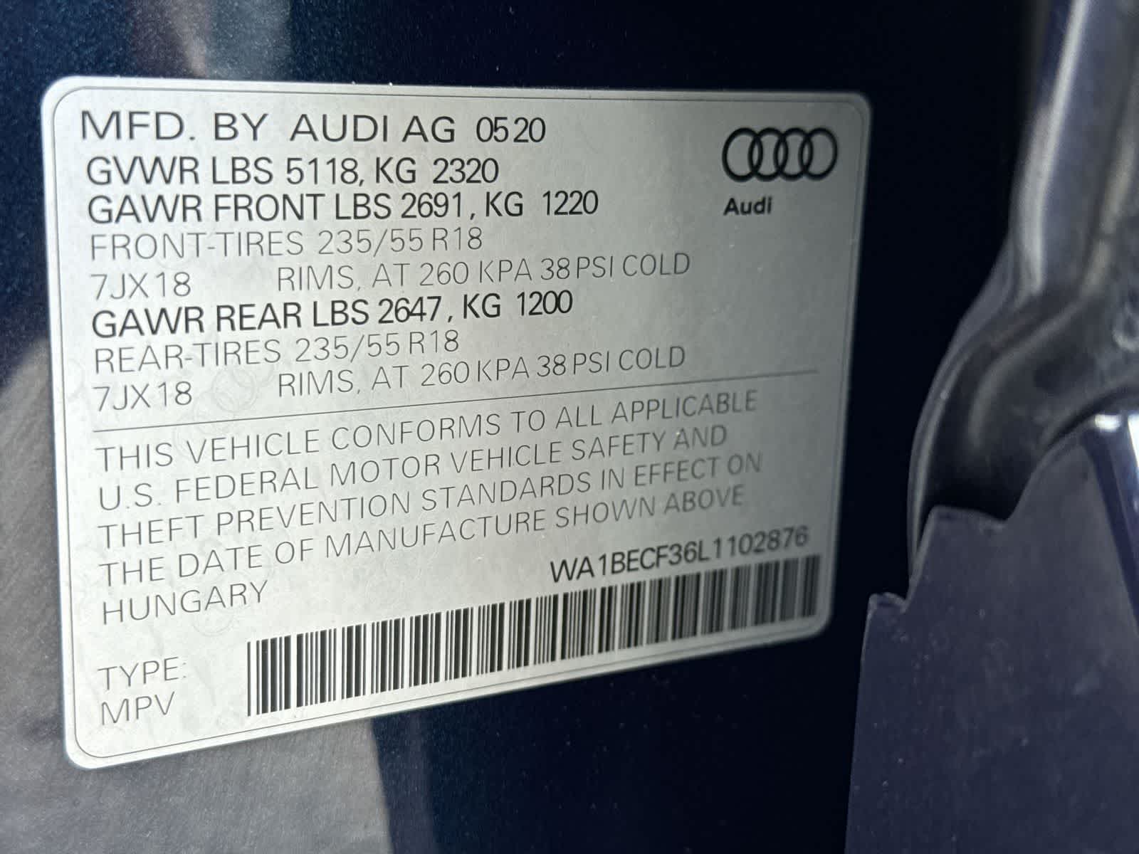 Audi Q3 Premium Plus 2020