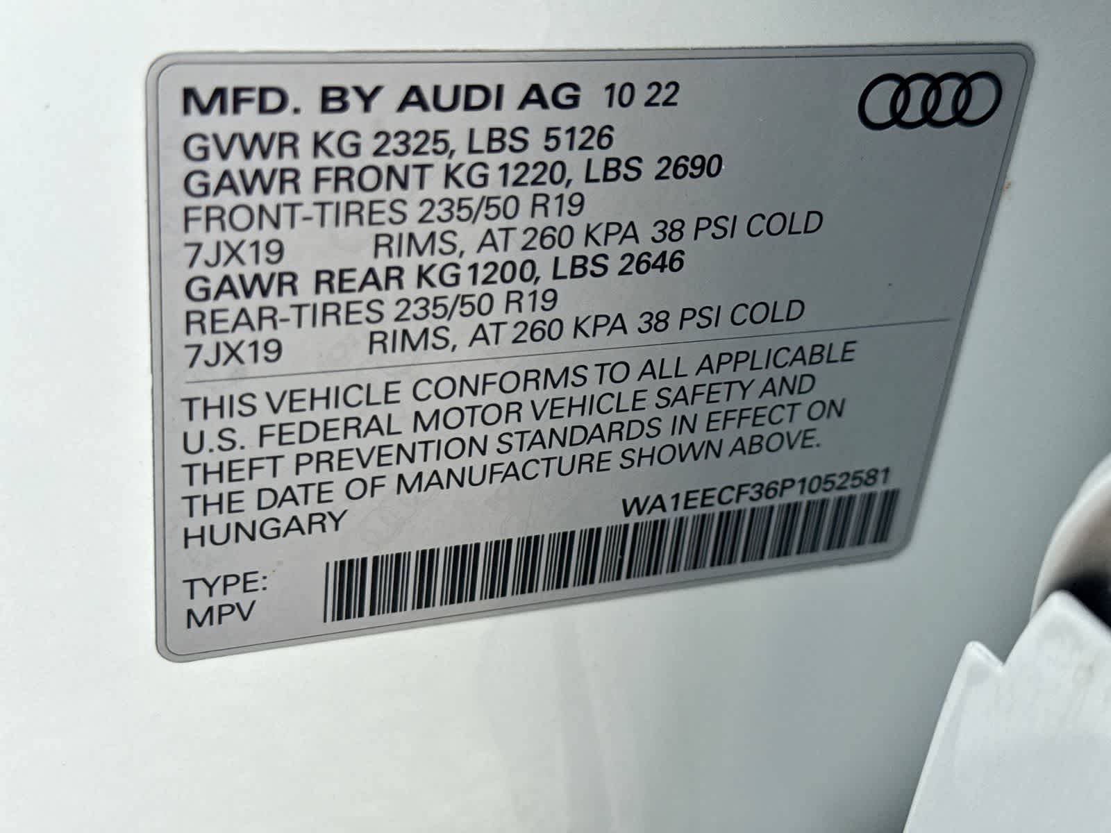 Audi Q3 S line Premium Plus 2023