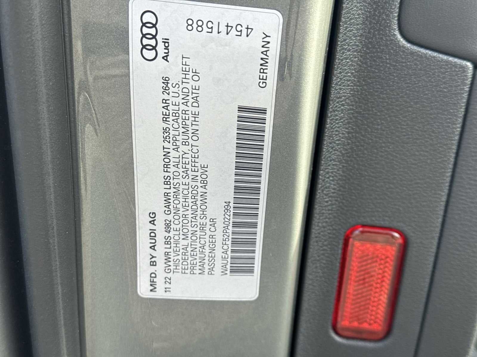 Audi A5 Sportback S line Prestige 2023