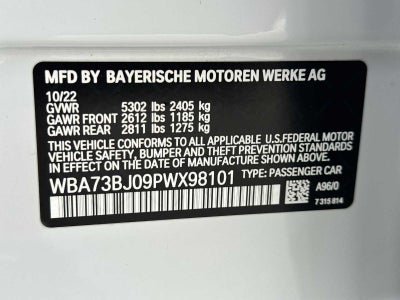 BMW Serie 5 540i xDrive 2023