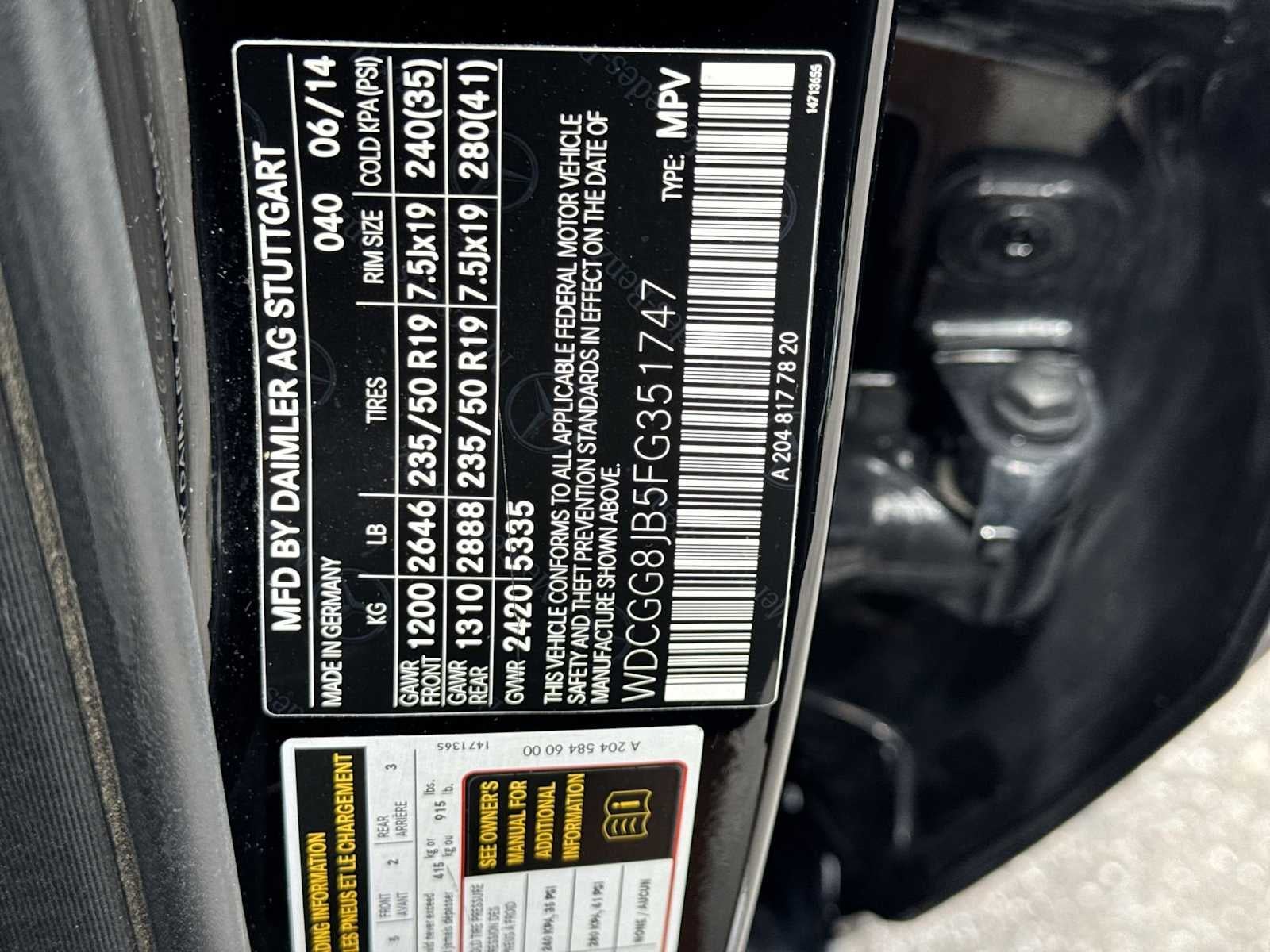 Mercedes-Benz GLK 350 de 2015 GLK 350