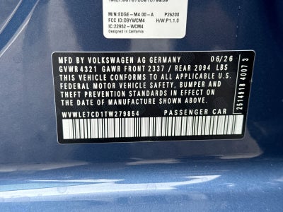 Volkswagen Golf GTI 2.0T S de 2026