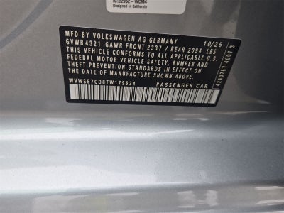 2026 Volkswagen Golf GTI SE