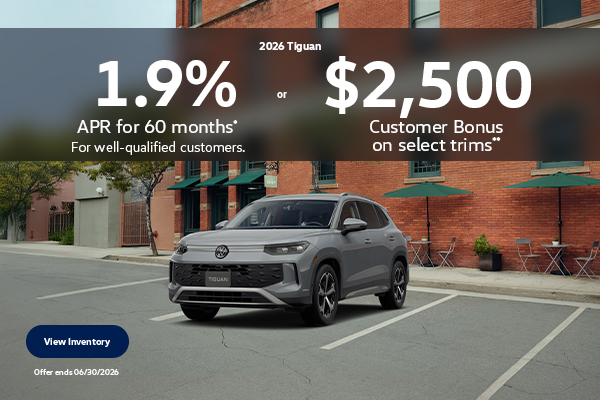 Oferta APR de la Tiguan para la primavera de 2026