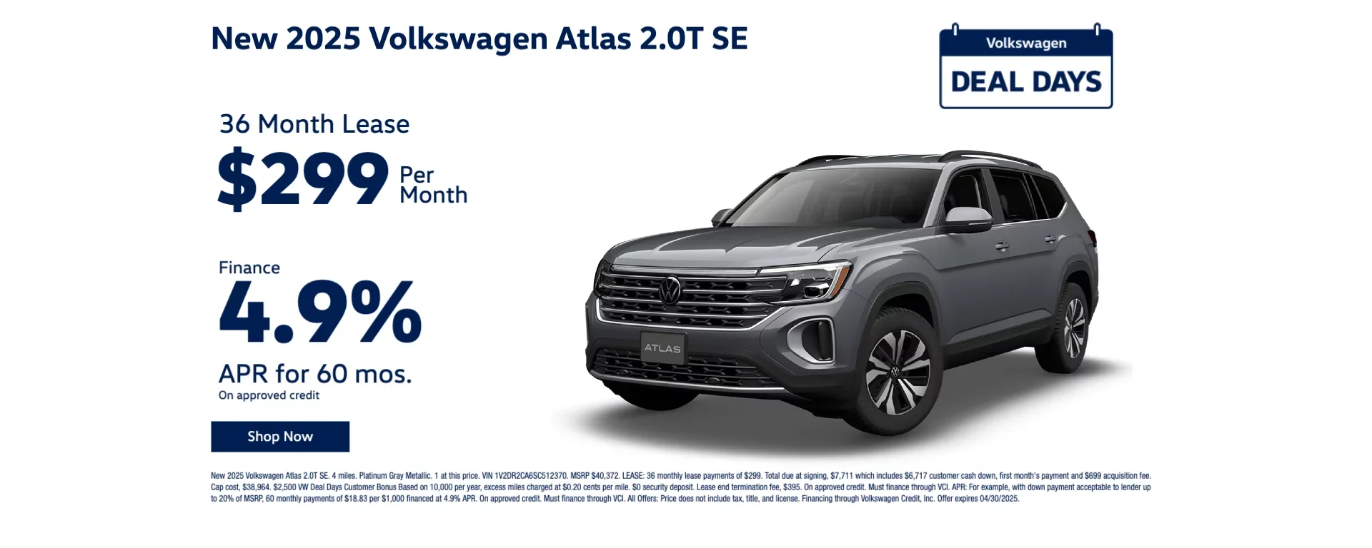 Volkswagen Atlas 2026 en New Port Richey, Florida